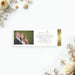 Personalized photo wedding ticket invitation with gold "Admit One" typography and a modern minimalist design
