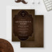 Western cowboy bachelor party invitation template with vintage design, gentleman’s night theme, and rustic masculine layout.