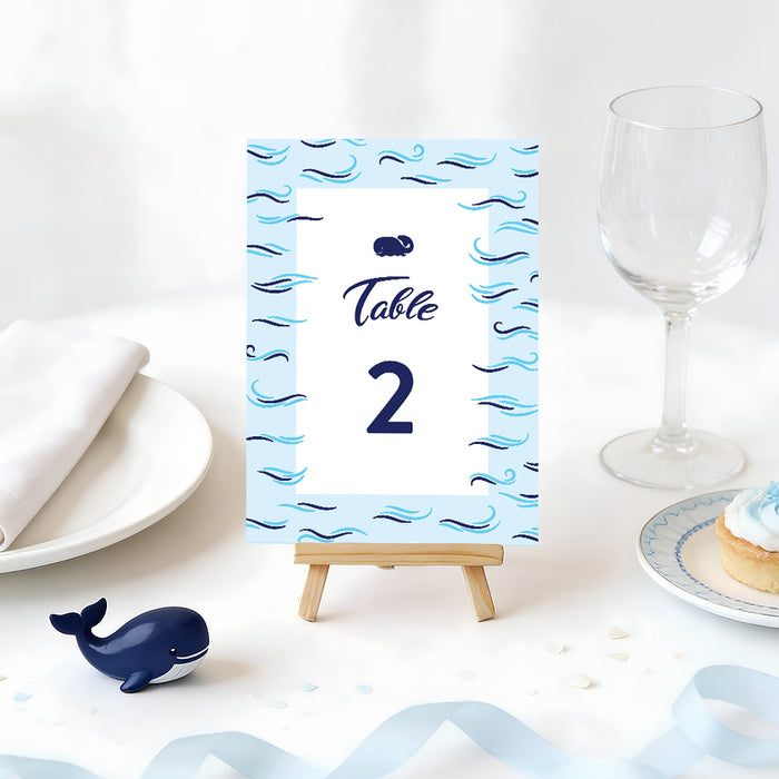 Personalized Whale Gender Reveal Party Invitation