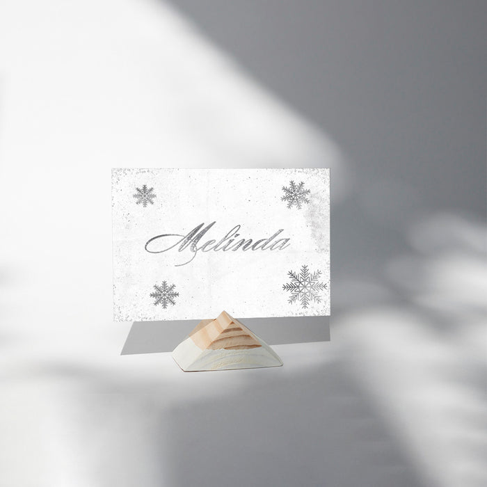 White Christmas Party Invitation Elegant Winter Gala Design