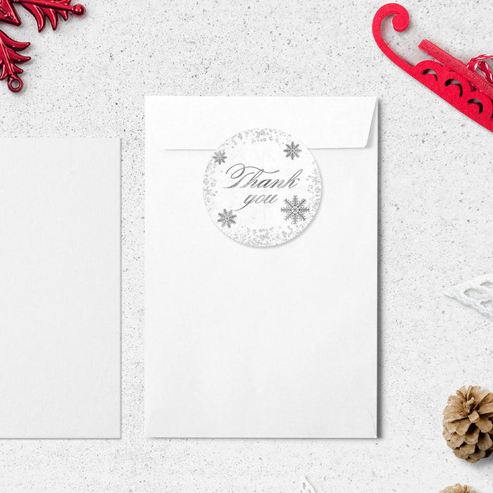 White Christmas Party Invitation Elegant Winter Gala Design