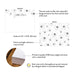A2 note card specifications: 5.5 × 4.25 inches, double-sided printing and heavyweight 120 lb matte cardstock.