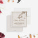 Save the date card featuring a vineyard grapevine design, an elegant wine-themed 50th birthday invitation.-front-back
