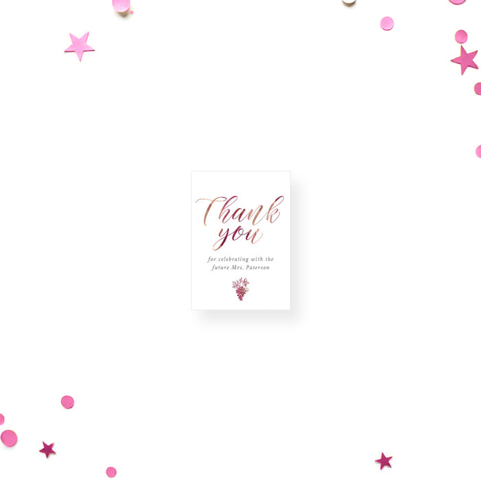 Wine Bachelorette Party Invitation Elegant Winery Celebration