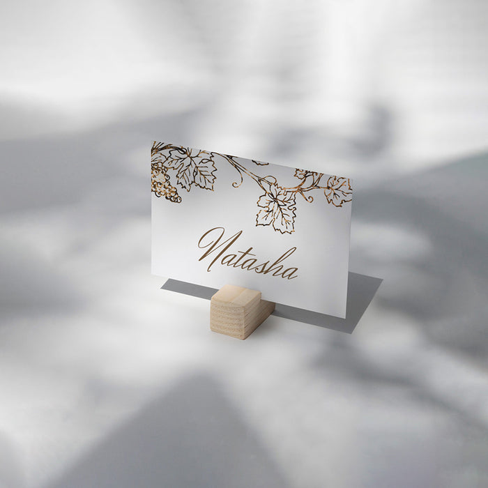 Elegant Vineyard Wedding Invitation Wine Theme Design