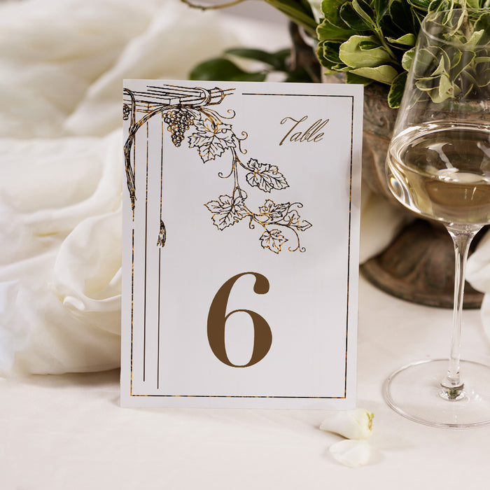 Elegant Vineyard Wedding Invitation Wine Theme Design