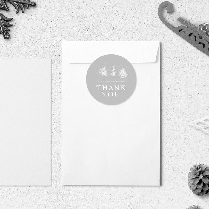 Winter Wonderland Party Invitation Snowy Tree Holiday Event