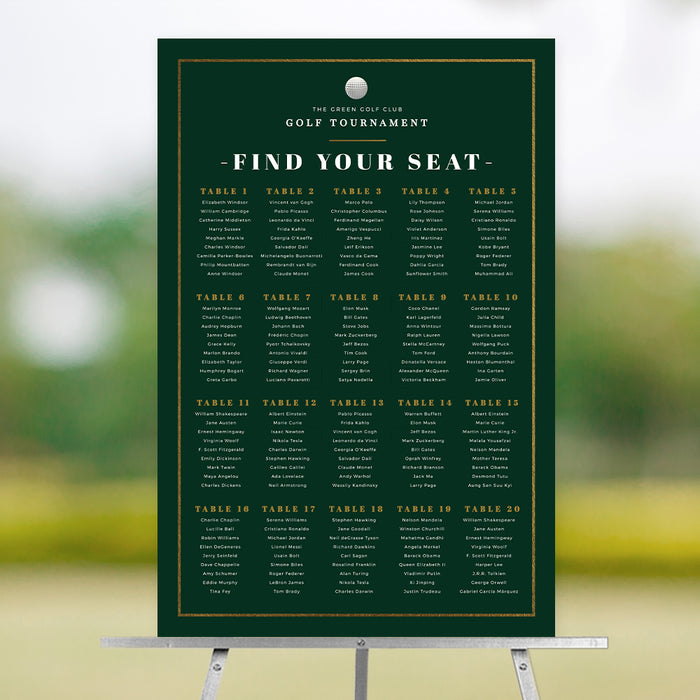 Golf Birthday Party Invitation, Golf Itinerary Editable Template, Golf Tournament Cards, Golf Weekend Digital Download, Golf Welcome Sign