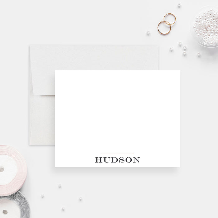 Personalized Simple Gray Wedding Thank You Cards, Minimalist Gray Thank You Notes, Modern Anniversary Party Thank You Note Cards, Professional Thank You Cards