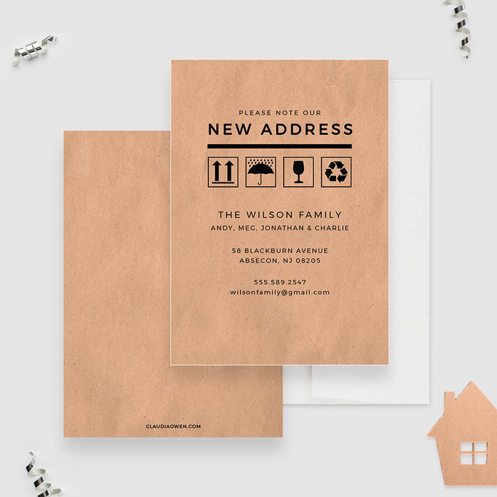 New Address Cards Digital Download, Moving Announcement Card Template, — Claudia Owen new-address-cards-digital-download-moving-announcement-card-template-claudia-owen