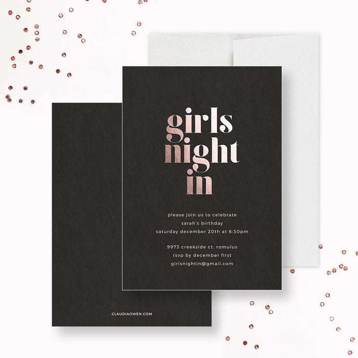Printable Templates Girls Night In