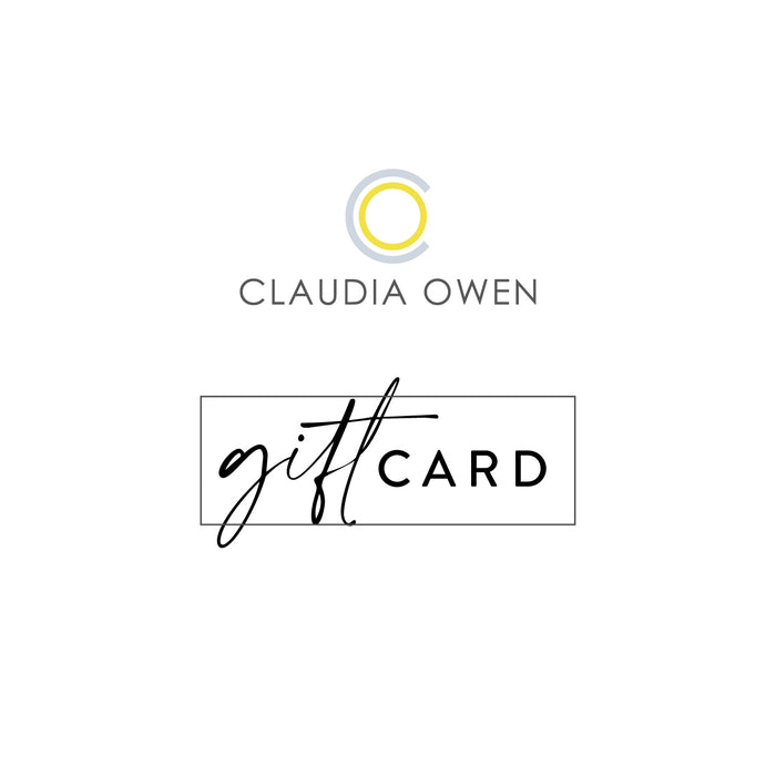Claudia Owen Gift Card
