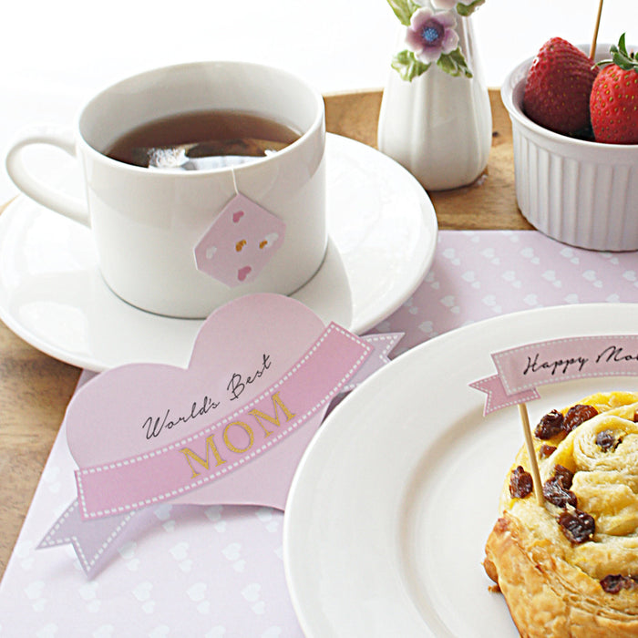 Mother's Day Breakfast In Bed Printable DIY - Mom