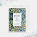 colorful birthday party invitation template with vibrant abstract border, modern lettering, and editable party details