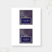 Corporate gala place card sheet digital template in gold geometric navy background