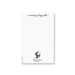 personalized Death to My 20s notepad with gothic skull party theme