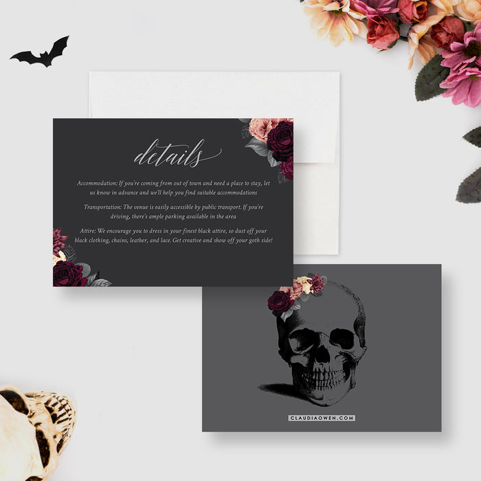 Death to My Twenties Funeral‑Style Party Invitation Floral Theme