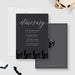 Death Birthday Menu Template and Itinerary Template Printable Digital Download, Death to Your 20&#39;s Party Theme Editable Card Edit Yourself