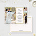 Just Married Wedding Announcement Card Edit Yourself Template, Marriage Photo Wedding Cards We Eloped Editable Printable Template