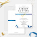 Ribbon Cutting Edit Yourself Template, Blue Ribbon Launch Party Printable Digital Download New Business Office Opening Ceremony