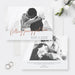Nothing Fancy Just Love Wedding Announcement Card, Elopement Announcement Card Modern Design With Photo, Marriage Just Married We Eloped