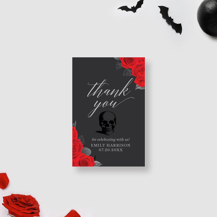 Death to My 20s Party Matching Set Template Bundle with Red Roses, RIP 20s 30s 40s, Birthday Funeral To my Youth, Death to my Youth