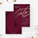Gala Invitation Editable Template, Formal Digital Download, Burgundy Corporate Event Company Office Party Printable, Work Party