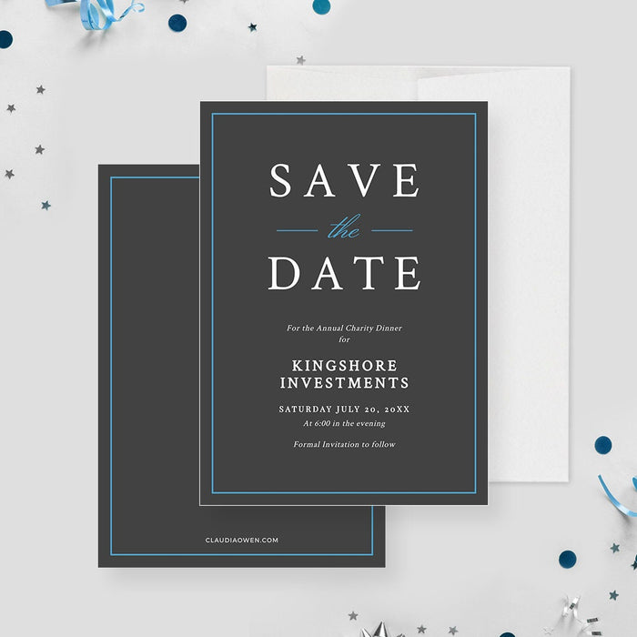 Small Business Editable Template, Conference Material RSVP Save the Date Welcome Sign Digital Download Printable Cards, Corporate Set