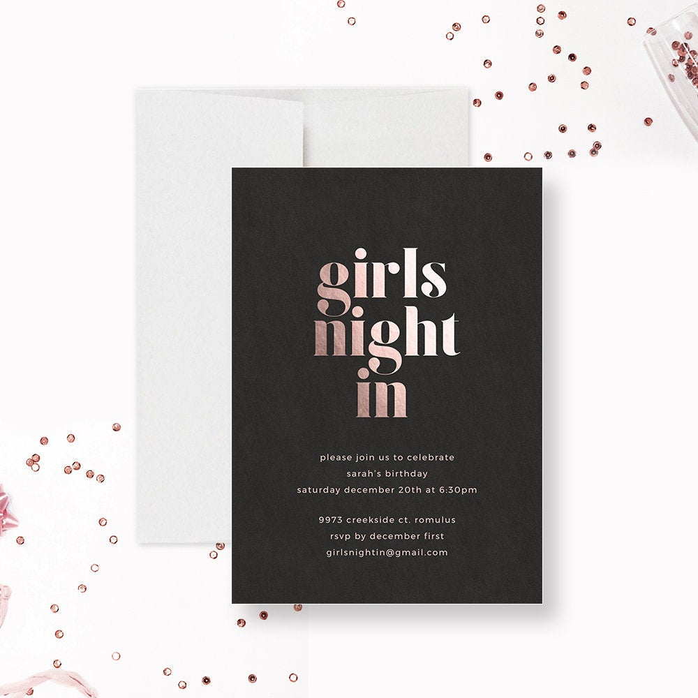 ladies night invitations