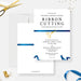 Ribbon Cutting Edit Yourself Template, Blue Ribbon Launch Party Printable Digital Download New Business Office Opening Ceremony
